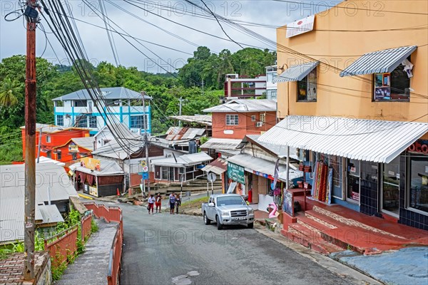 Streetscene showing shops at Scarborough