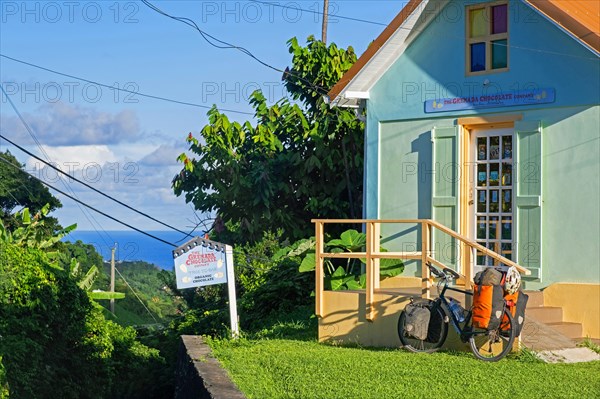 Little shop of the Grenada Chocolate Company on the island of Grenada