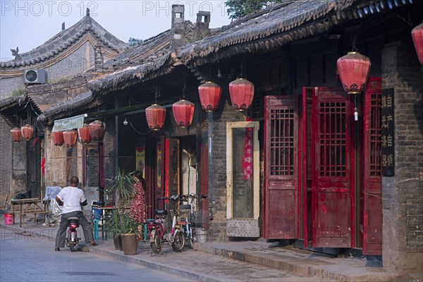 17th 19th century shops and residences in the main street of the city Pingyao