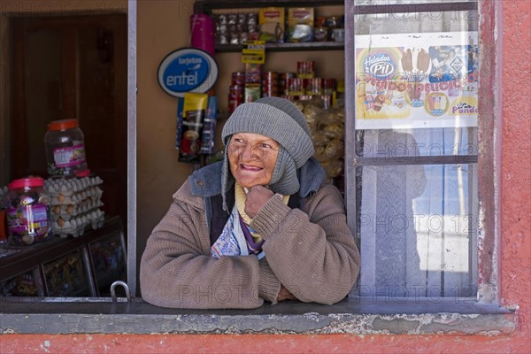 Elderly Bolivian woman