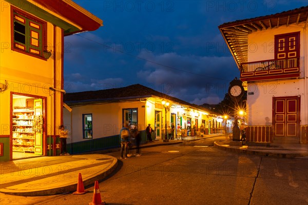 Colourful Paisa-style houses