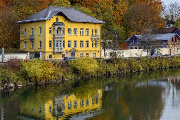 Kindergarten Chapuis-Villa in the autumn forest on the Illeri