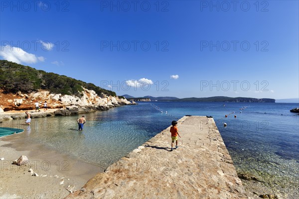 Small bay with jetty