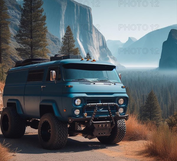 Rusty dirt offroad 4x4 lifted vintage custom camper conversion jeep overlanding in mountain roads