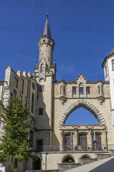 Entrance to the Hohenzollern Castle Sigmaringen