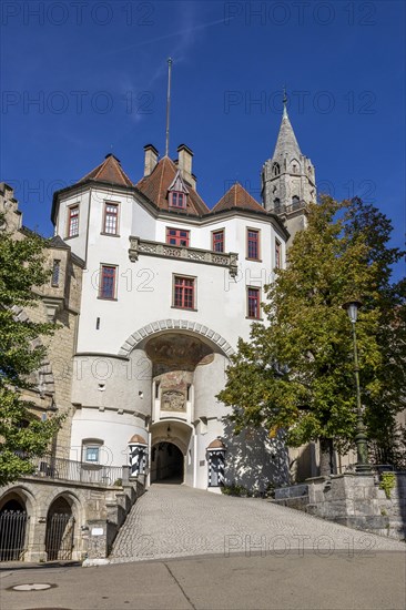 Entrance to the Hohenzollern Castle Sigmaringen