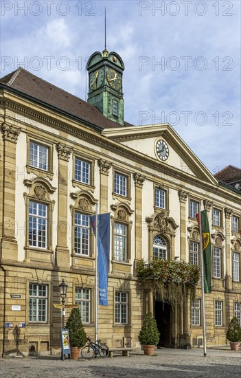 New town hall from the 18th century on Rathausplatz