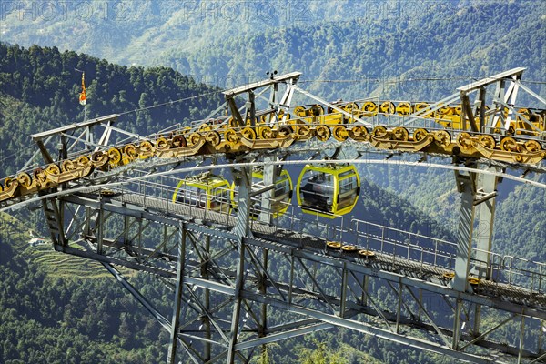 Cable car to Surkanda devi temple near kanatal