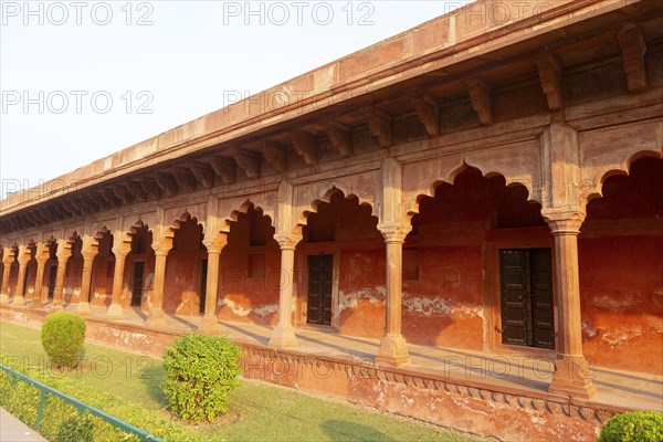 Building near entrance of taj mahal