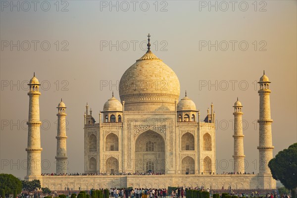 The famous Taj Mahal building in Agra