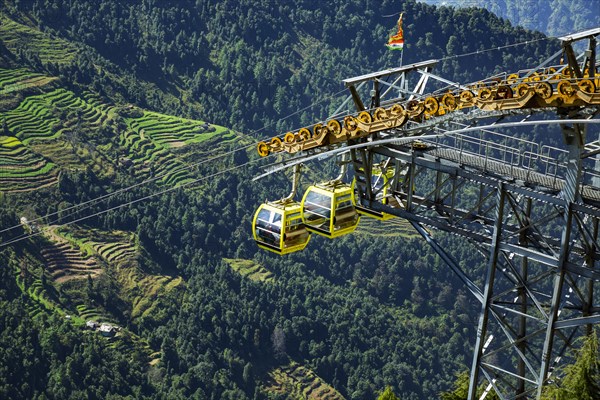 Cable car to Surkanda devi temple near kanatal