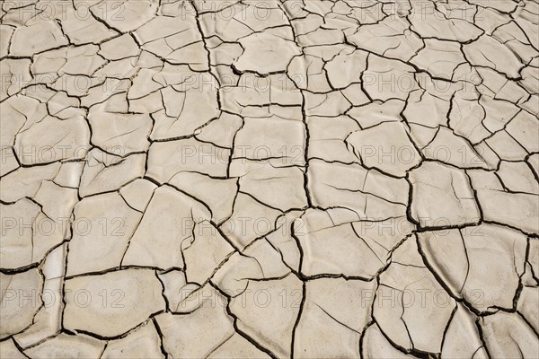 Dried-up lake