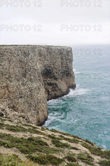 Sea cliffs along the north shore of Cape St. Vincent