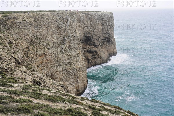 Sea cliffs along the north shore of Cape St. Vincent