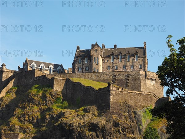 Edinburgh castle in Scotland