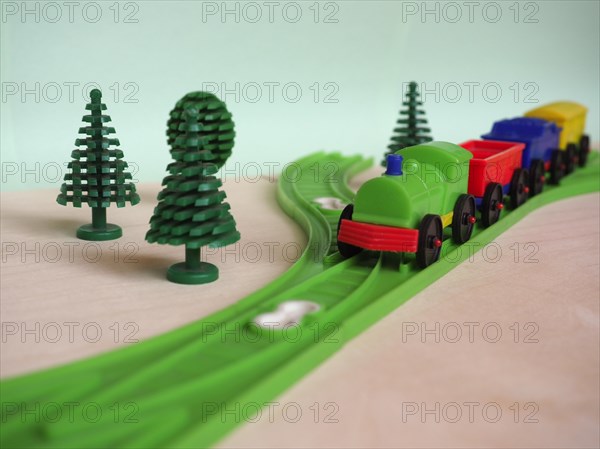 Toy train and railway