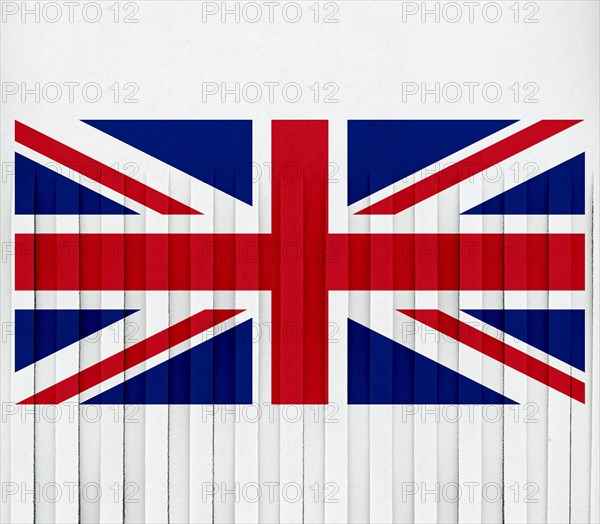 Shredded flag of the United Kingdom