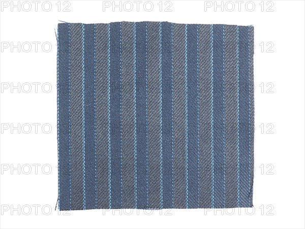 Blue fabric sample
