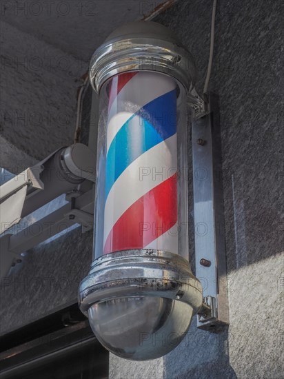 Barber pole sign