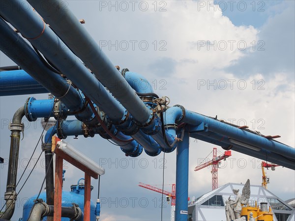 Blue Water pipes in Berlin