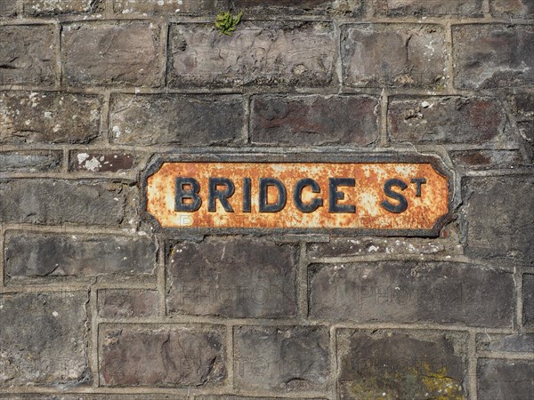 Bridge Stree sign in Chepstow