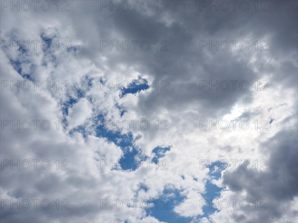 Blue sky with clouds background
