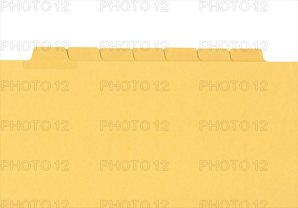 Yellow file folder