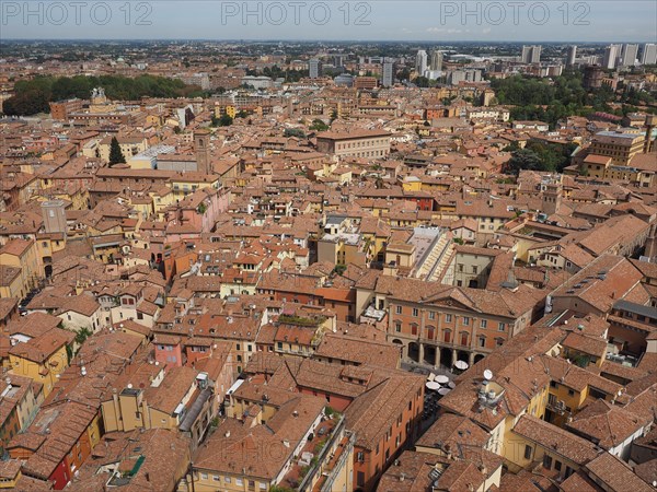 Aerial view of Bologna