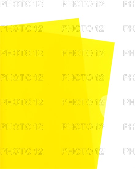 Yellow document folders