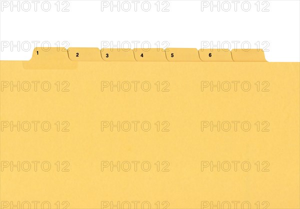 Yellow file folder