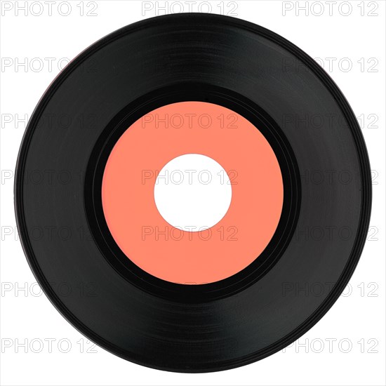 Vinyl record isolated