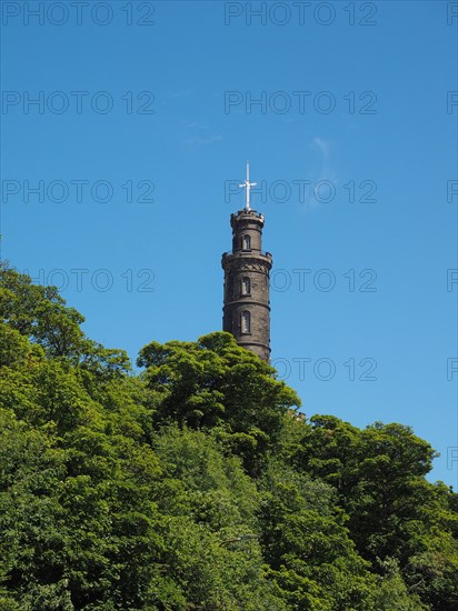 Nelson monument on Calton Hill in Edinburgh