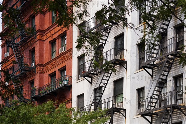 Row of houses in Brooklyn