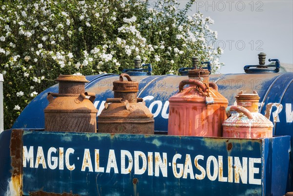 Old petrol tanks