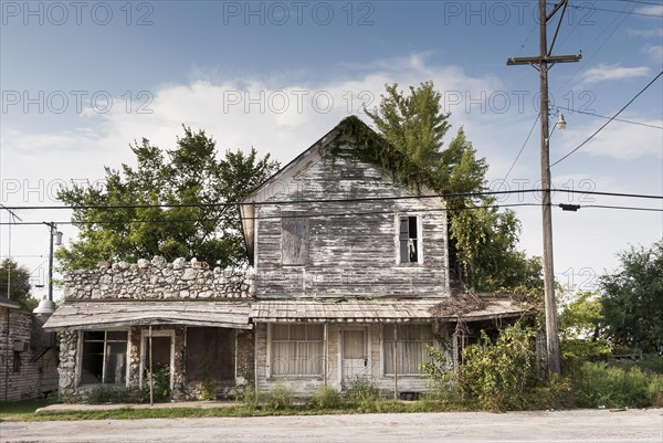 Old dilapidated house