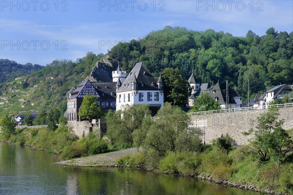 Gondorf castle along the Moselle River