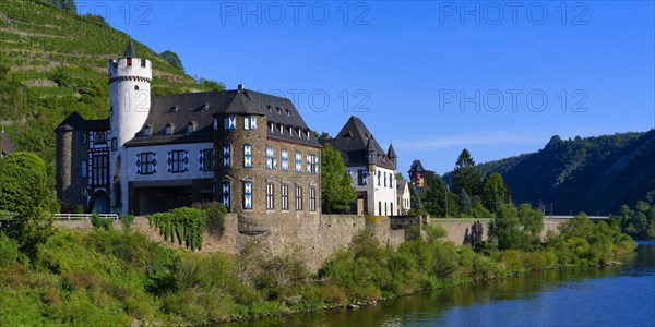 Gondorf castle along the Moselle River