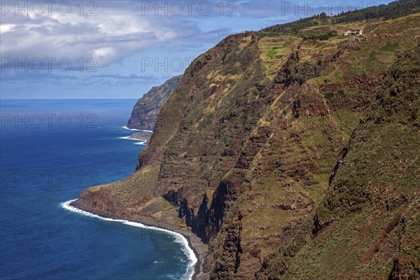 View of the cliffs from the Miradouro Farol da Ponta do Pargo