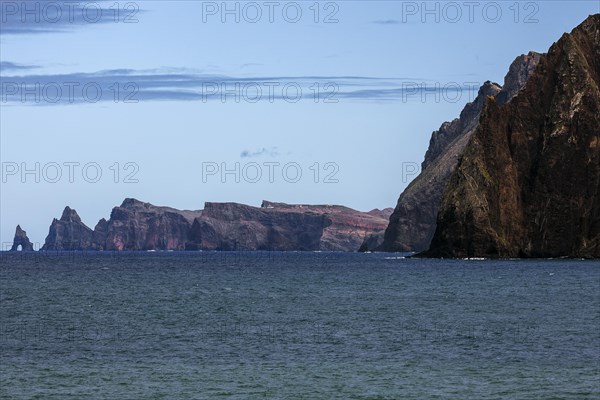 Rocky coast near Porto da Cruz