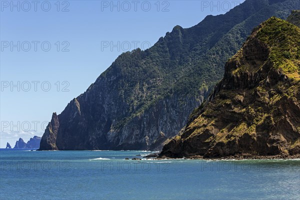 Rocky coast near Porto da Cruz