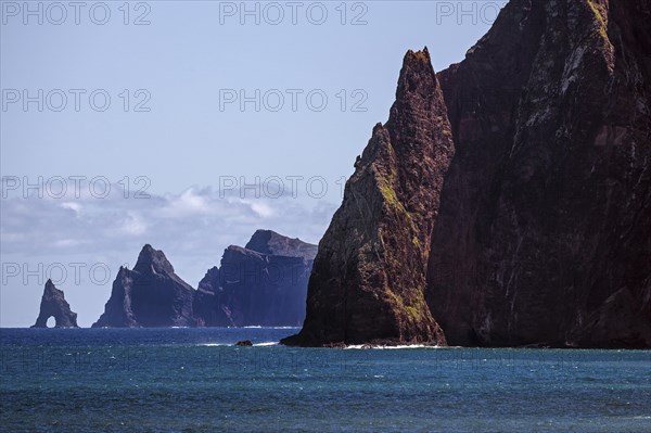 Rocky coast near Porto da Cruz