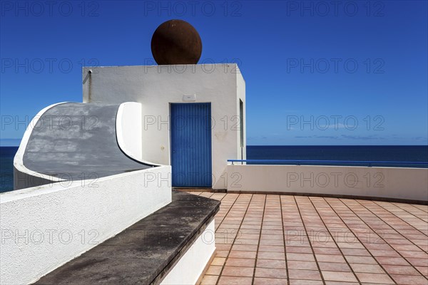 Viewing platform in front of the church Igreja de Nossa Senhora de Guadalupe