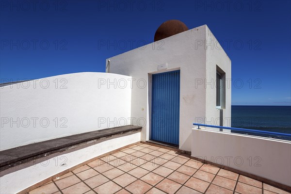 Viewing platform in front of the church Igreja de Nossa Senhora de Guadalupe