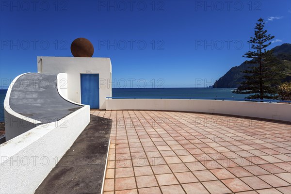 Viewing platform in front of the church Igreja de Nossa Senhora de Guadalupe