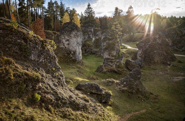 Dolomite rocks