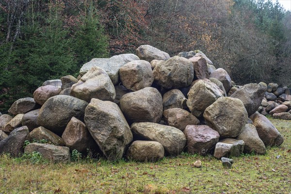 Stone storage in the nature in Fyledalen