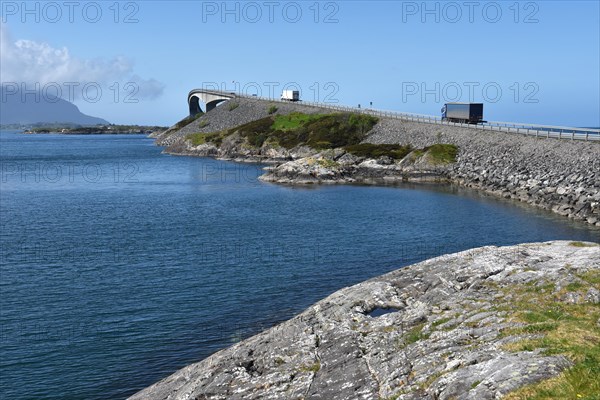 Archipelago Landscape on the Atlantic Road in Norway