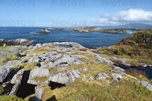 Archipelago Landscape on the Atlantic Road in Norway