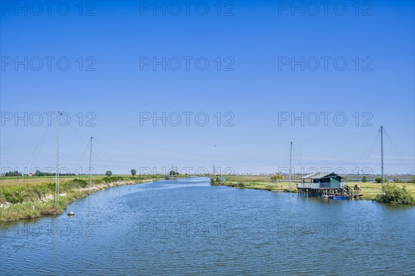 Trabucchi on the Canal dei Cuori near Chioggia