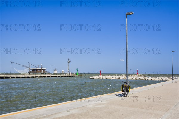 Harbour entrance of Porto Garibaldi